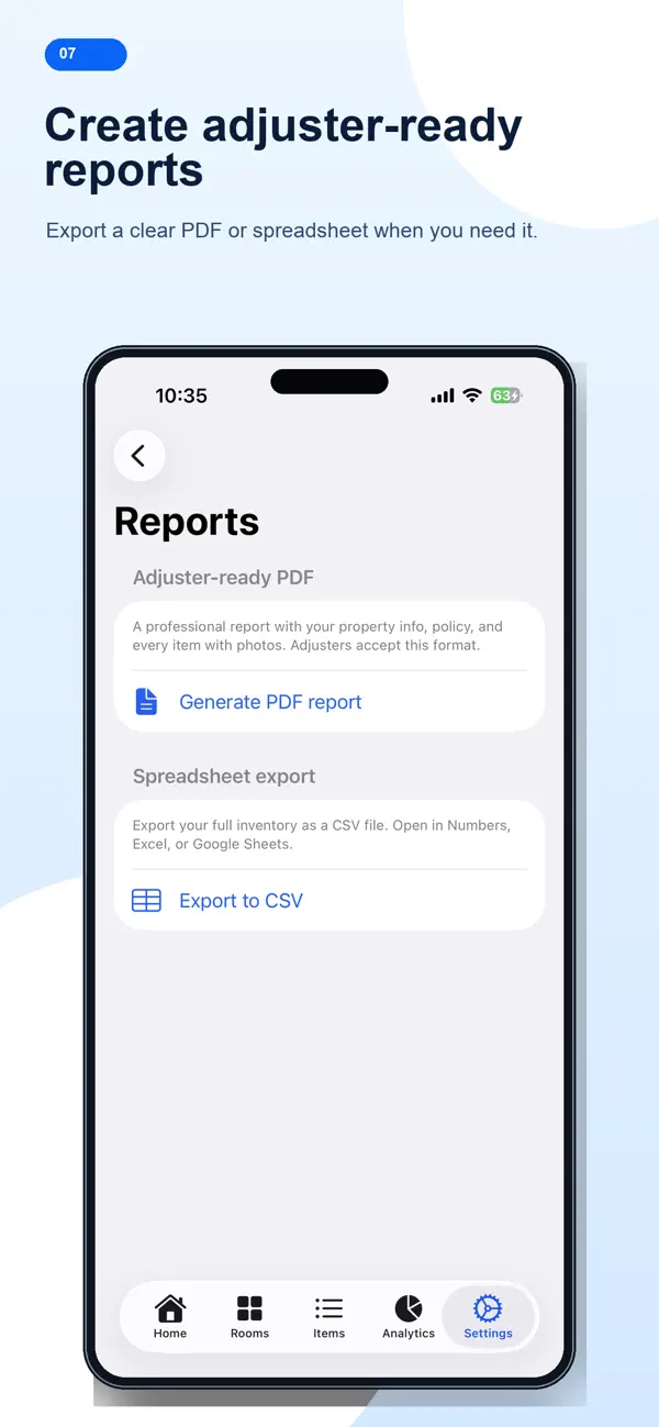 Screenshot #3 pour ClaimReady - Home Inventory
