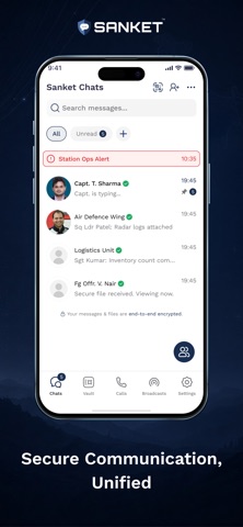 Sanket - Private Secure Chat iPhone screenshot