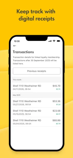 Shell: Fuel, Charge & More iPhone Screenshot 6