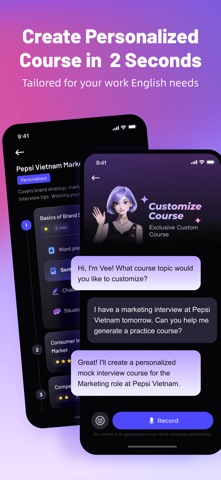 VeeTalk.ai - AI Language Tutor Screenshot 3 of 5