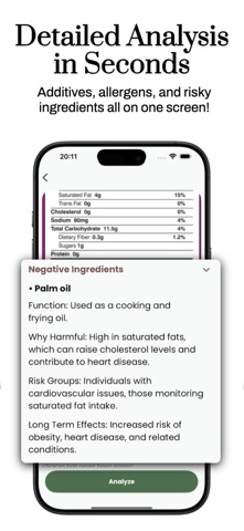 Ingredie Scan: Food Scanner iPhone screenshot