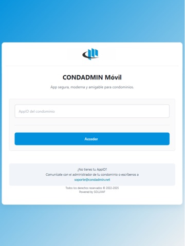 Condadmin Movil iPad screenshot