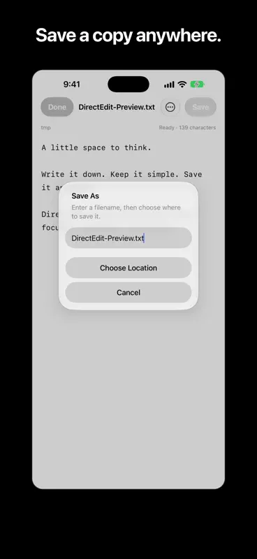 DirectEdit: Plain Text Editor screenshot 6 of 6