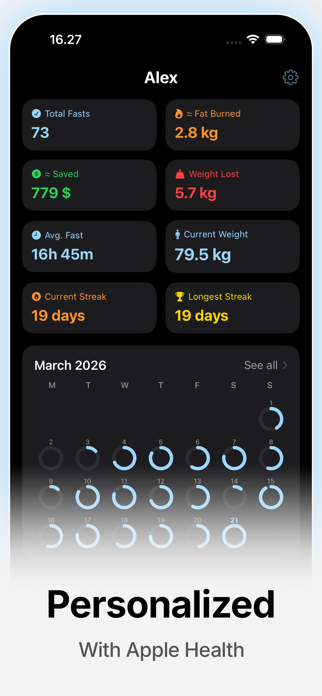 FastTrak: Fasting Timer Screenshot 4 of 5