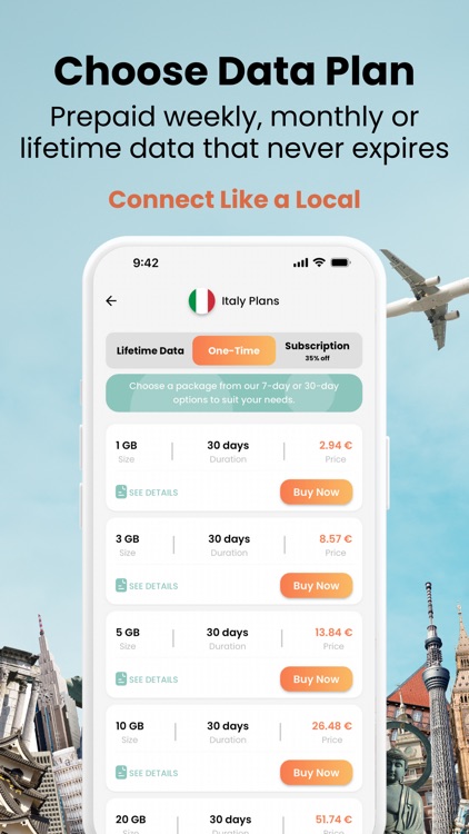 BNESIM: 5G eSIM Data profiles screenshot-3