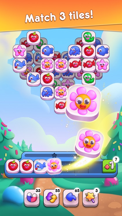 Tile Rush Saga: Match 3 Tiles