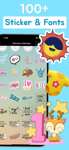 Baby Photo Art:Baby Story Pics iPhone screenshot