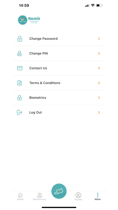 ClicknPay Remit Screenshot