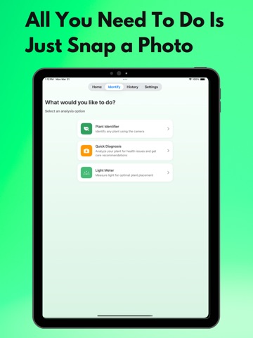 Plant Identifier: PlantRobot iPad screenshot