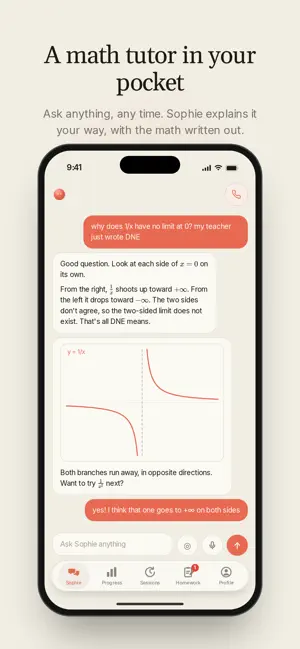 Sophie: AP Calc Tutor screenshot 1