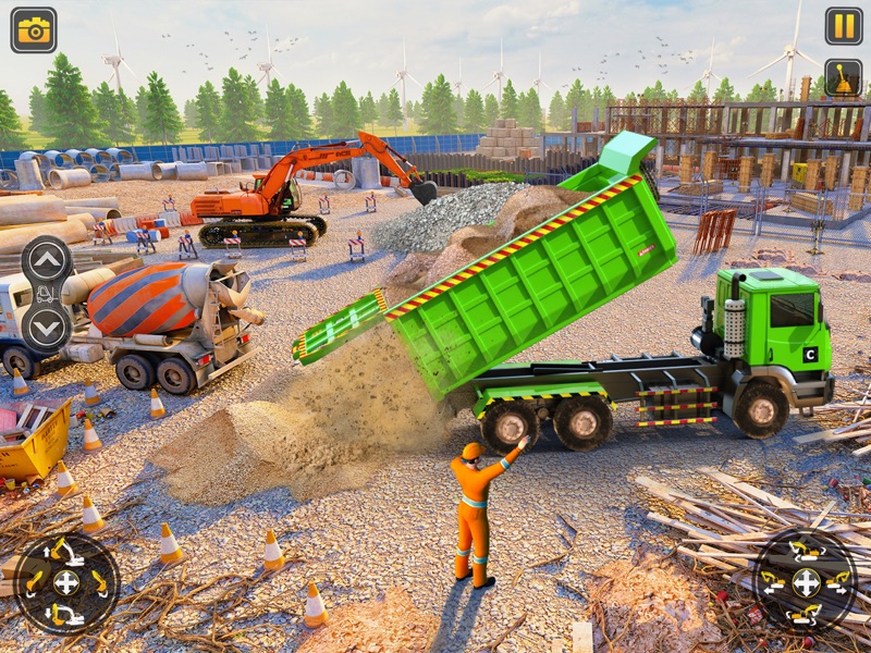 excavadora de construcción 3d screenshot 9