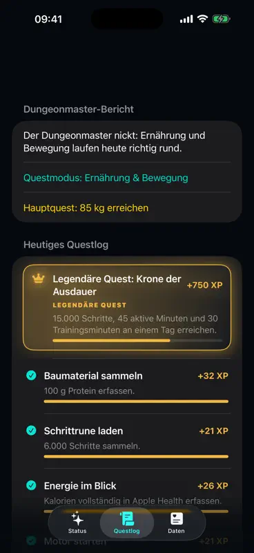 RuneFit Quest screenshot 2 of 3