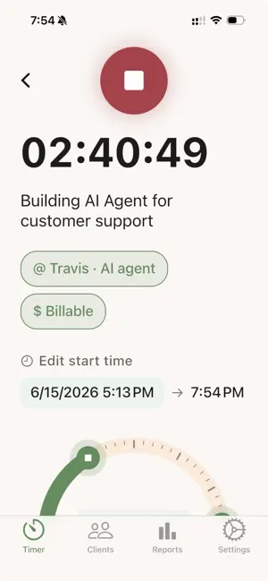 Tally: Billable Hours screenshot 1