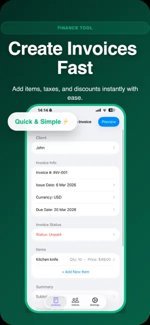 Invoice Generator AND Estimate screenshot 1