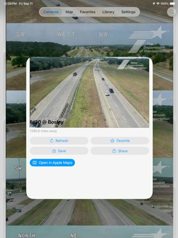 DFW Traffic Cams iPad screenshot