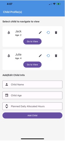 Happy Parenting Tracker screenshot
