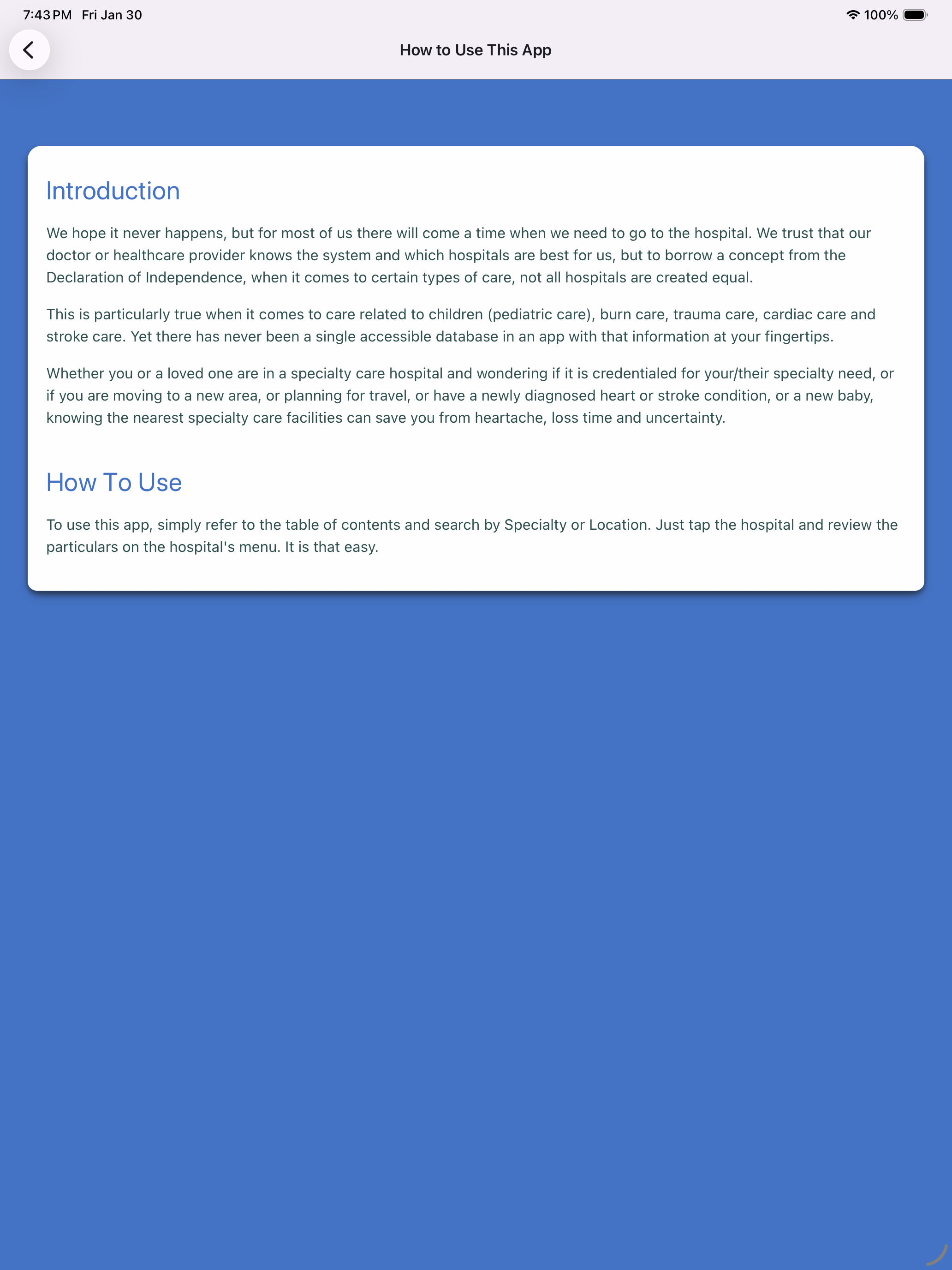 Minson's Guide To Hospitals screenshot 6