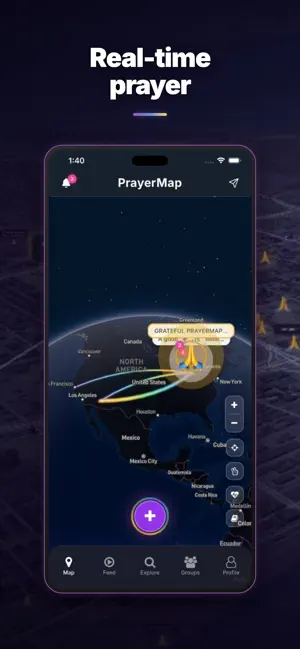 PrayerMap - Live Prayer screenshot 1