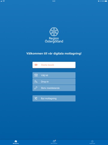 Din Vård Region Östergötland iPad screenshot 2