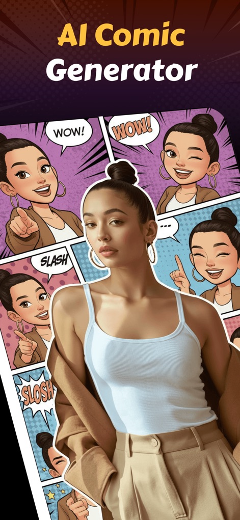 AI Comic Generator - Comic Art - Photo & Video App | MWM