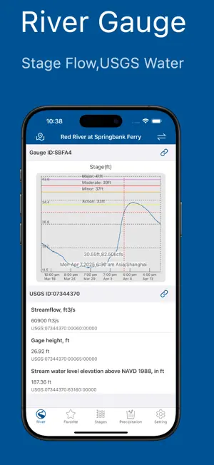 River Stages-USA screenshot 2