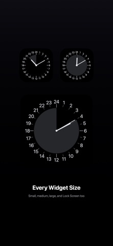 24Hour Analog Clock Screenshot 1 of 2