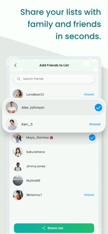 LoopList – Collaborative Lists Screenshot 4 of 8
