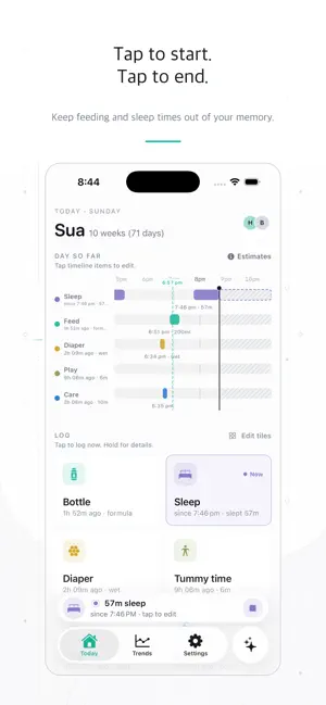 TinyCare: Baby Tracker screenshot 1