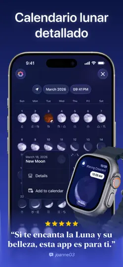 Captura de pantalla de Moonlitt: Fases De La Luna en iPhone 3