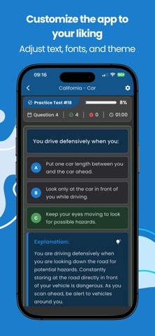 Driver's License Practice Test Screenshot 5 of 8