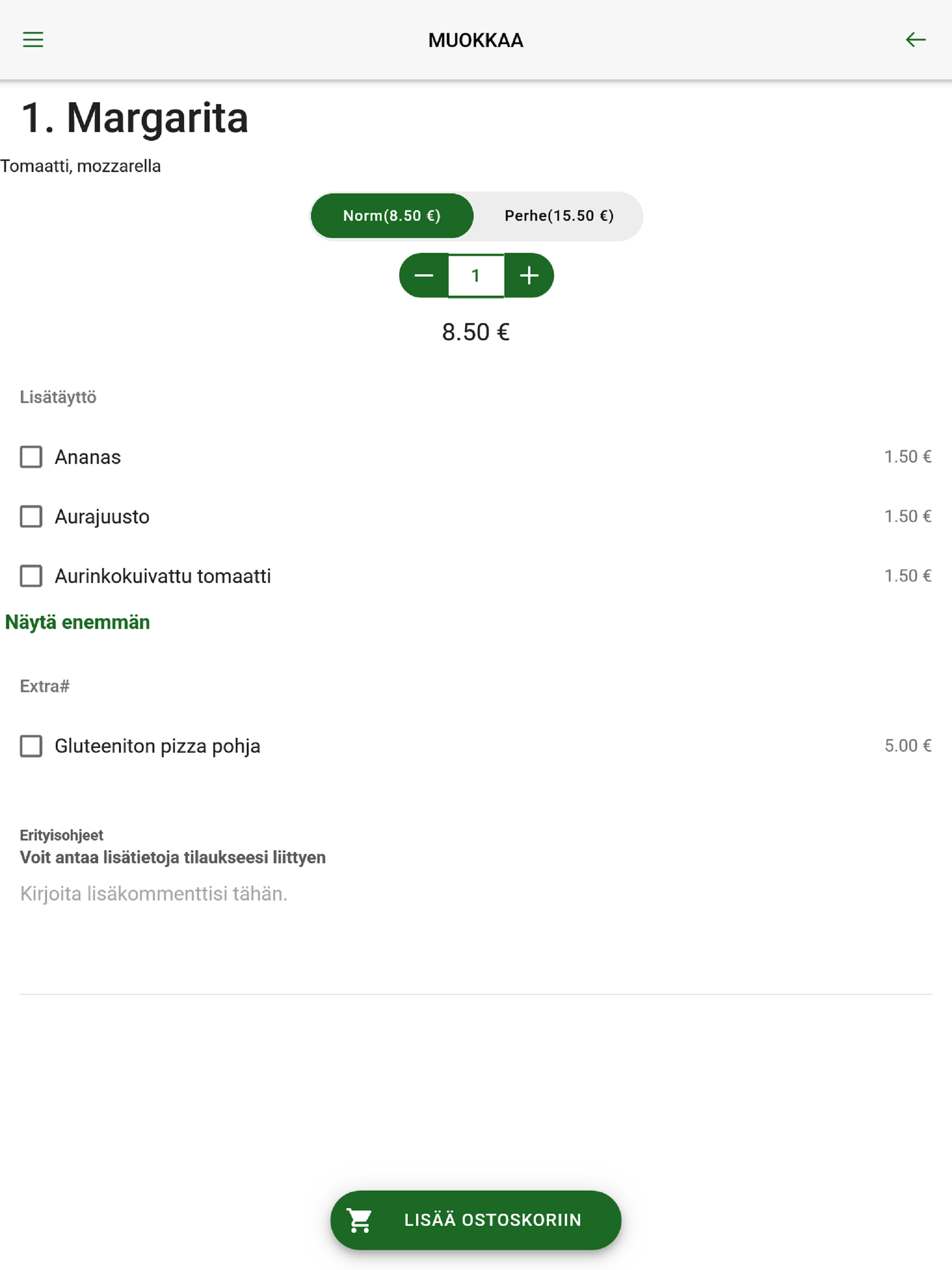 Ravintola Rosmarino