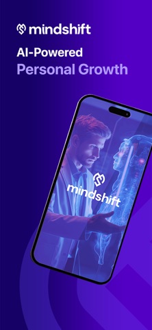 MindShift App. Screenshot 1 of 7