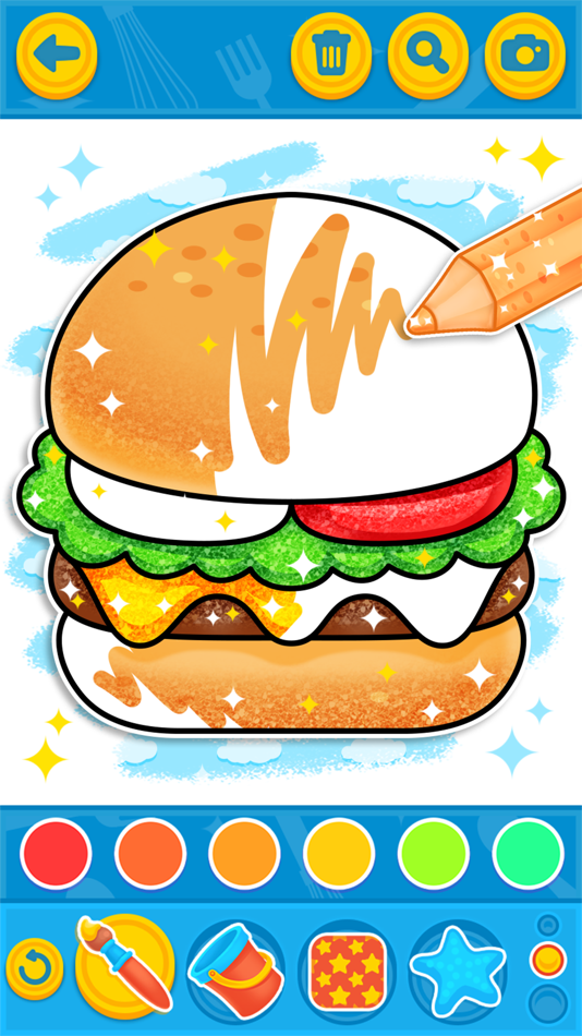 #1. Coloring Meals Game (iOS) 由: C FLOW GAMES SARL