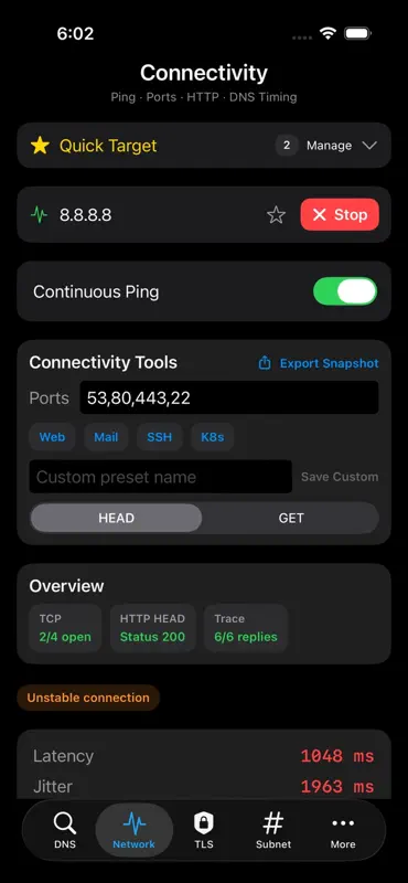 NetUtility Pro screenshot 2 of 8