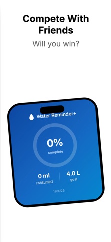 Water Reminder Plus screenshot