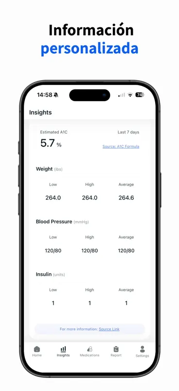 Monitor de Glucemia y Diabetes screenshot 4 of 7