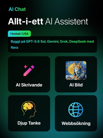 AI-chatbot och designassistent iPad screenshot 1