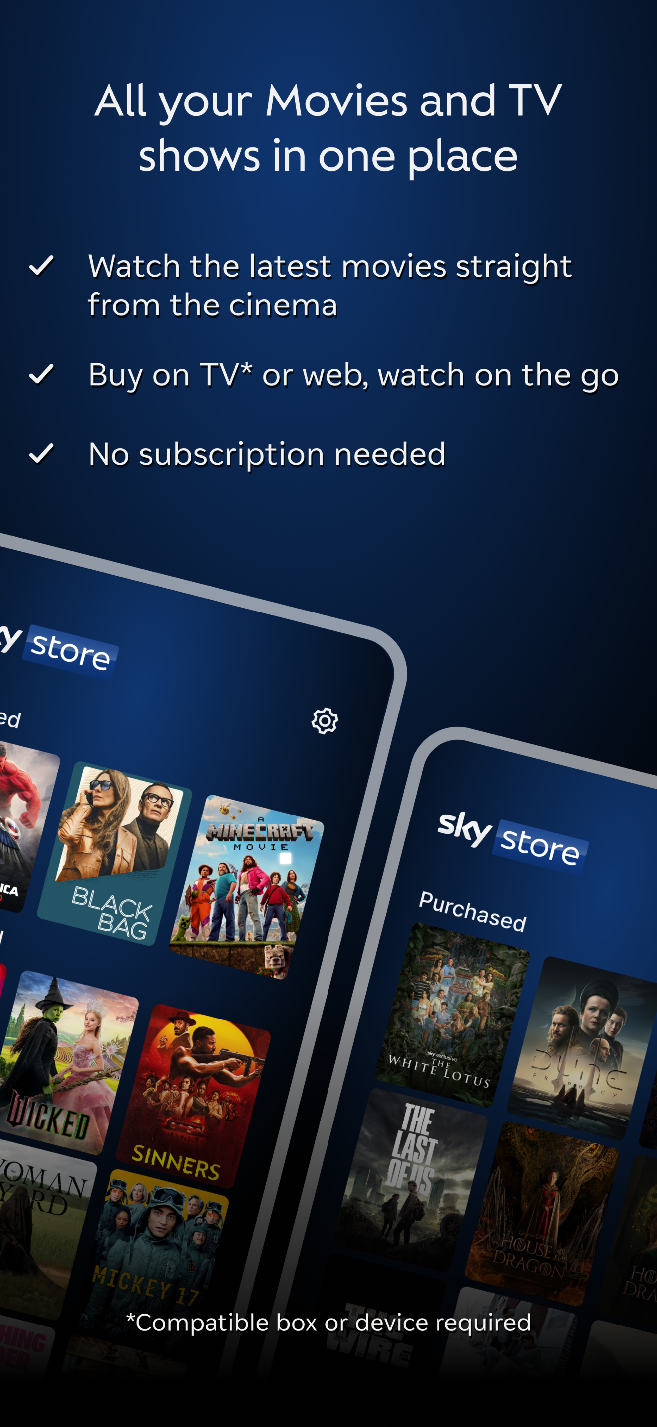 Sky Store Player: Movies & TV
