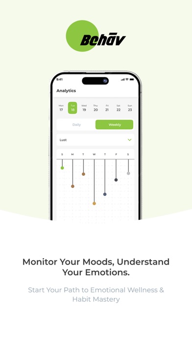 Behāv: Habit Tracker Screenshot 1 of 3