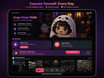 GuguGaga Live Wallpapers iPad screenshot