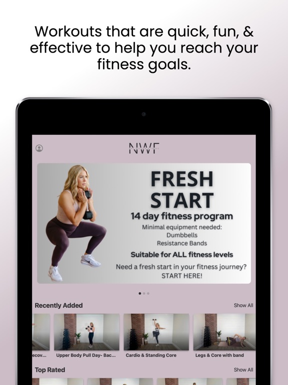 Nat Wilson Fitness iPad screenshot 2 - Health & Fitness app