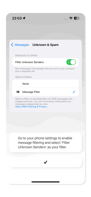 ‎Message Keyword Filter Screenshot