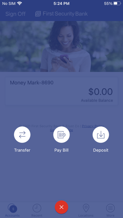 First Security Mobile Screenshot