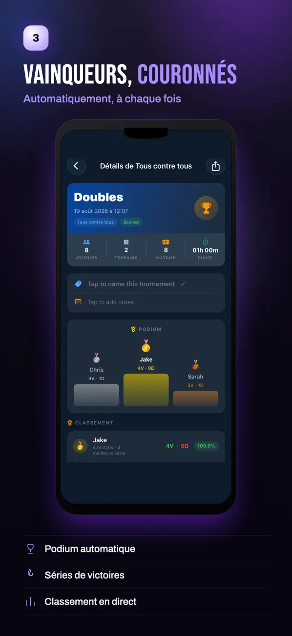 Screenshot #3 pour Tournament Generator: Brackets