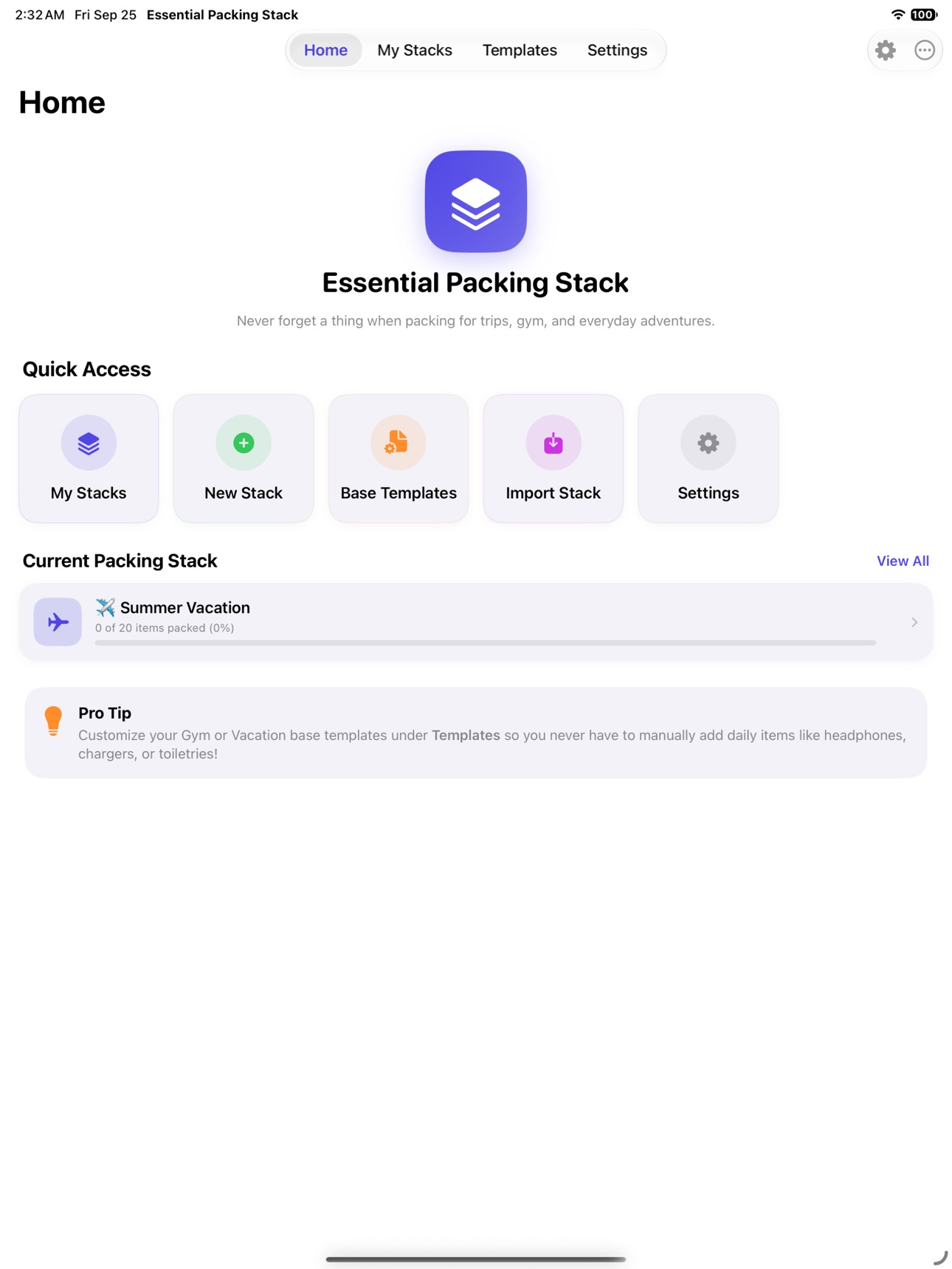 Screenshot 6 of Essential Packing Stack