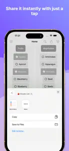 Sholy Grocery List - Easy Make screenshot #4 for iPhone