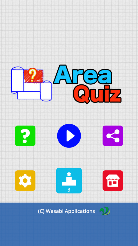#7. Area Quiz : Geometry Problems (iOS) Podle: Wasabi Applications