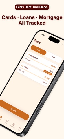 Toffee: Debt Payoff Tracker screenshot