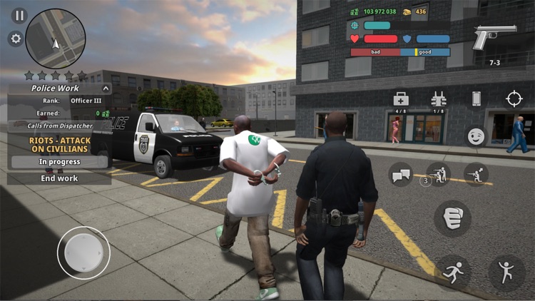 Police Cop Simulator. Gang War screenshot-4
