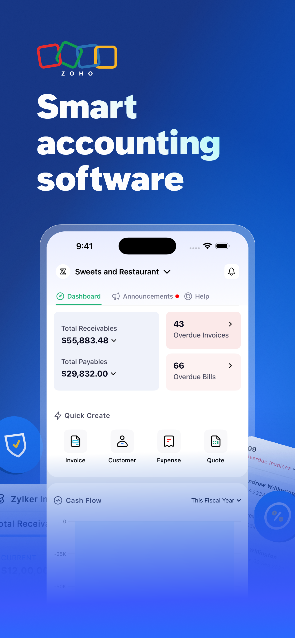 Accounting App - Zoho Books